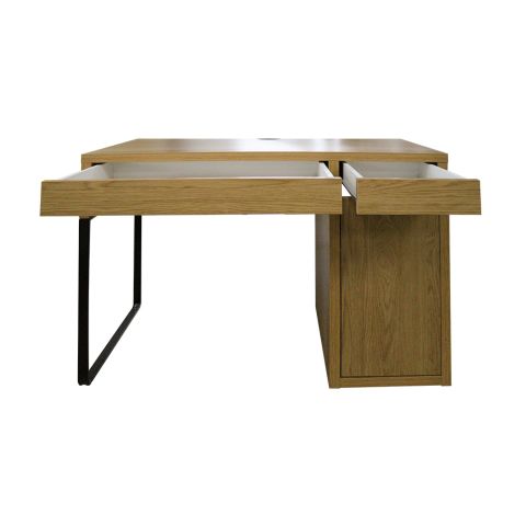 Стол коричневый 105*50 МИККЕ — фото 2