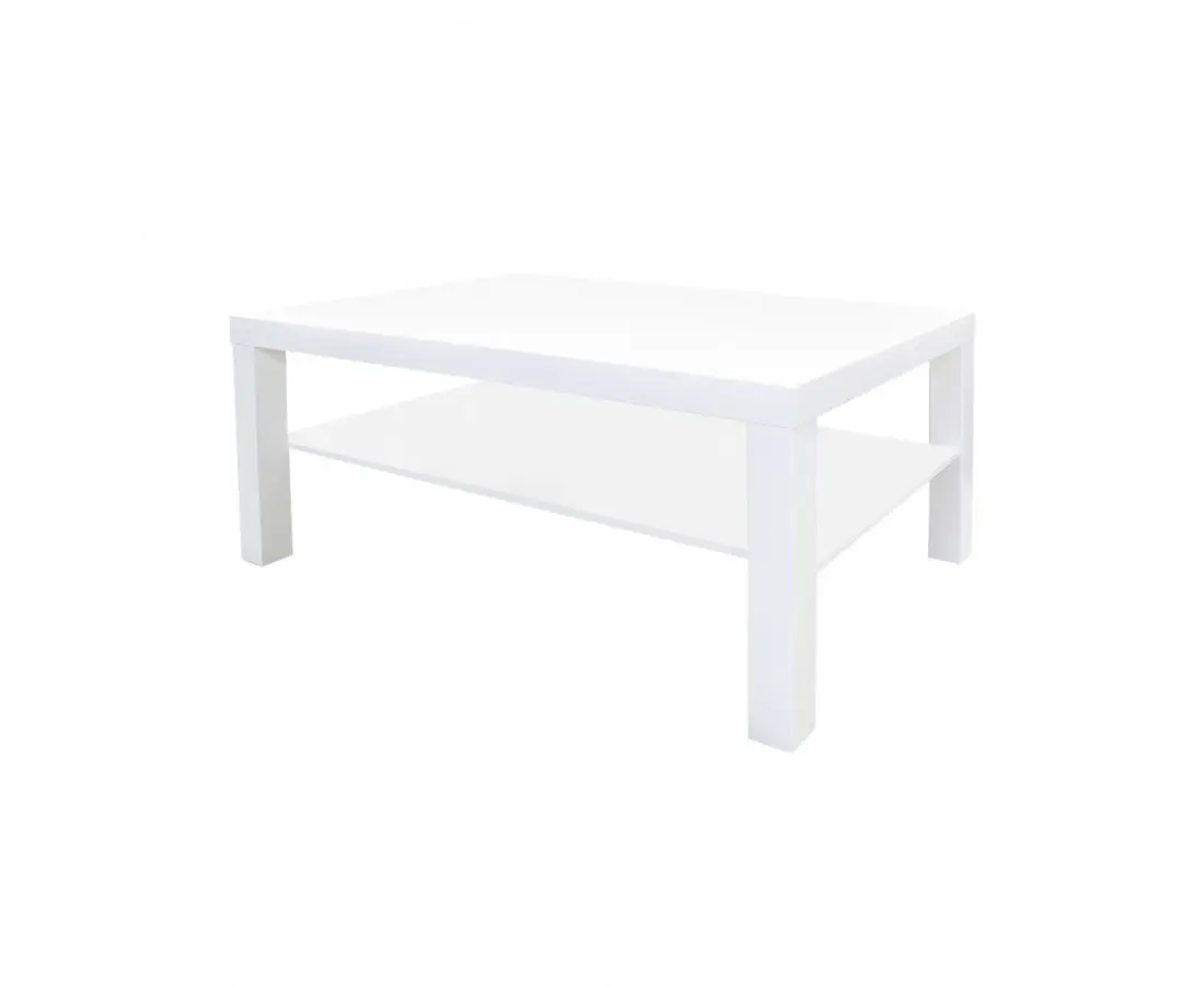 Журнальный столик 90*55 белый ЛАКК