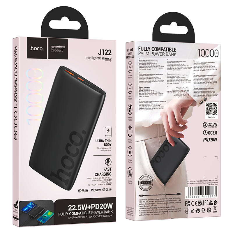 Power bank HOCO J122 10 000 mAH — фото 6