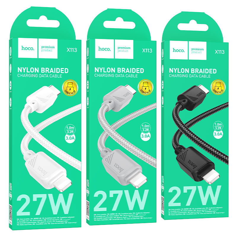 Кабель Lightning (iOS) / Type-C (X107 и Х113) 1м — фото 4